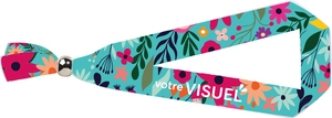 Bracelet coloré avec fermeture amovible - marquage sublimation personnalisable