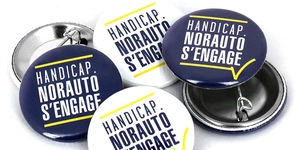 Badge rond ø 32mm personnalisable