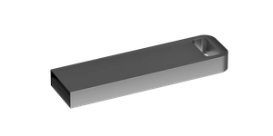 Clé USB métal résistante à l'eau et la poussière  - 2GB à 128GB personnalisable