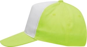 Casquette bicolore 5 segments - segment avant renforcé personnalisable