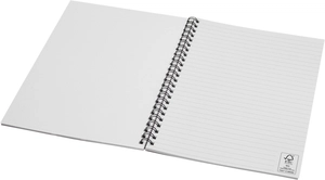 Carnet de notes recyclé à spirales Desk-Mate® A5 coloré personnalisable