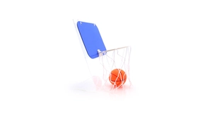 Panier de basket en PVC - pour minibasket avec balle incluse personnalisable