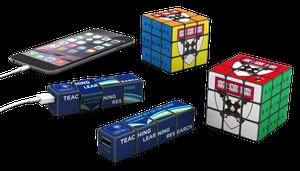 Rubik's powerbank - antistress personnalisable