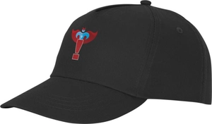 Casquette 5 panneaux avec fermeture velcro - Œillets brodés personnalisable