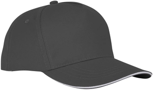 Casquette sandwich 5 panneaux - Panneau frontal renforcé personnalisable