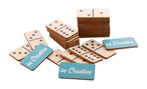 Jeu de dominos en bois - made in Europe personnalisable