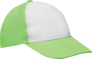 Casquette bicolore 5 segments - segment avant renforcé personnalisable