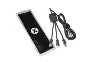 Câble 3 en 1 charge USB EASY personnalisable
