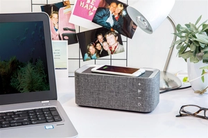 Enceinte Bluetooth 3.0 5W avec chargeur à induction VOGUE personnalisable