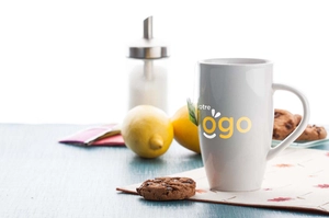 Mug en céramique blanc 400 ml RENKO personnalisable