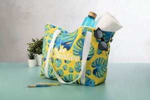 Sac de plage 100% personnalisable - en polyester 600D PET recyclé personnalisable