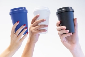 Mug recyclable à double paroi 300 ml personnalisable