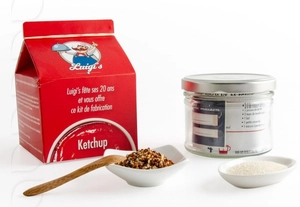 Coffret gastronomique DIY ketchup avec bocal personnalisable