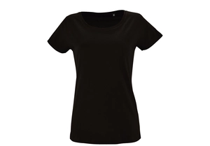 T shirt Femme manches courtes - coton bio et polyester recyclé personnalisable