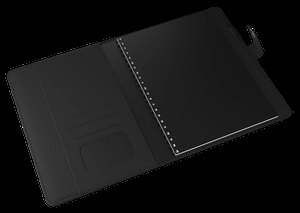 Conférencier A4 - carnet avec logo lumineux personnalisable