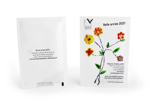 Sachet de graines 100x150 mm personnalisable