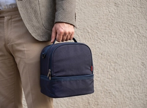 Sac à bento isotherme 'Uji' en polycoton personnalisable