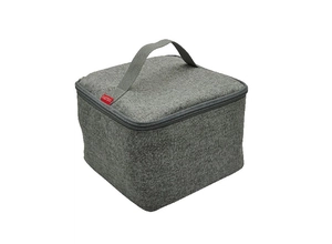 Sac bento isotherme SENDAI gris chiné en RPET personnalisable