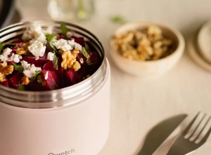 Boîte repas avec poignée isotherme QWETCH - 850 ml personnalisable