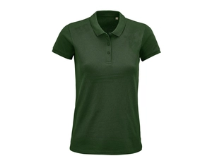 Polo Femme en coton bio avec manches courtes personnalisable