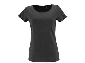 T shirt Femme manches courtes - coton bio et polyester recyclé personnalisable