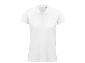 Polo Femme en coton bio avec manches courtes personnalisable