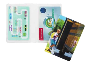 Etui 2 cartes avec impression numérique personnalisable