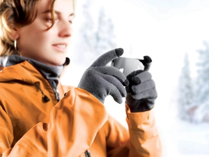 Gants tactiles taille unique personnalisable