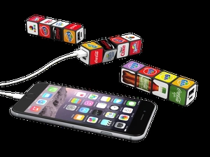 Rubik's powerbank - antistress personnalisable