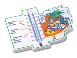 Thermomètre sur-mesure personnalisable
