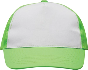 Casquette bicolore 5 segments - segment avant renforcé personnalisable