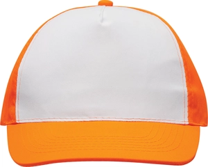 Casquette bicolore 5 segments - segment avant renforcé personnalisable