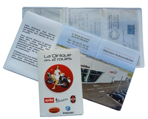 Porte carte grise  personnalisable