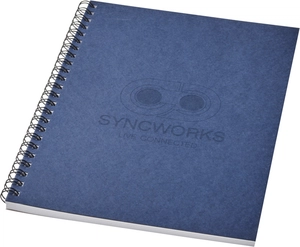 Carnet de notes recyclé à spirales Desk-Mate® A5 coloré personnalisable