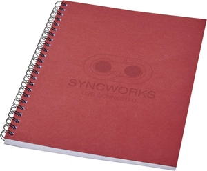 Carnet de notes recyclé à spirales Desk-Mate® A5 coloré personnalisable