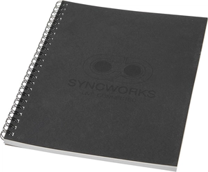 Carnet de notes recyclé à spirales Desk-Mate® A5 coloré personnalisable