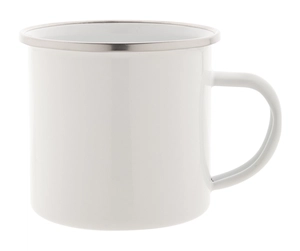 Mug vintage 350 ml personnalisé avec les bords en acier inoxydable personnalisable