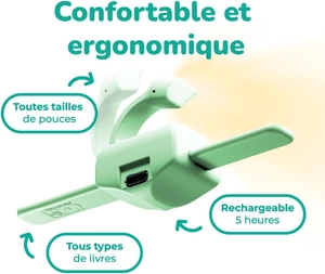 Lampe de lecture française 3-en-1 - LIZIA personnalisable