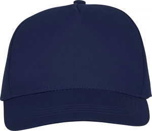 Casquette 5 panneaux avec fermeture velcro - Panneau frontal renforcé personnalisable