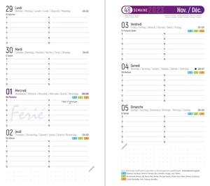 Agenda de poche 2025 LONDRES personnalisable