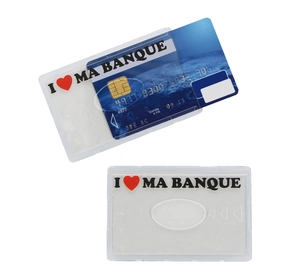 Etui rigide RFID 1 carte personnalisable