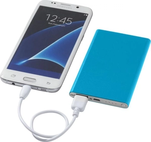 Powerbank 4000 mAh - Batterie de secours en aluminium  personnalisable