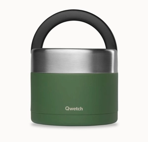 Boîte repas avec poignée isotherme QWETCH - 850 ml personnalisable