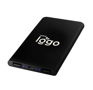 Powerbank ultra fin et léger 5000 mAh  personnalisable