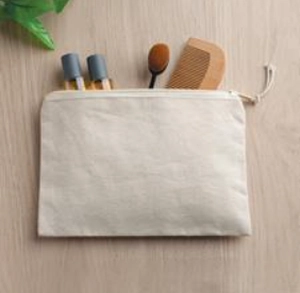 Trousse coton - Etui en toile 100% coton avec zip personnalisable