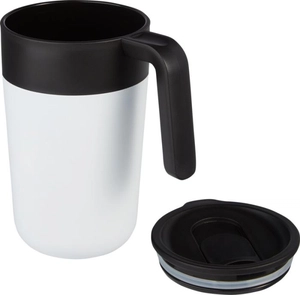 Mug 400 ml isotherme double paroi  - Tasse en plastique recyclé personnalisable