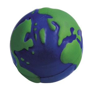 Anti-stress planète - Diamètre 6,5 cm en forme de globe personnalisable