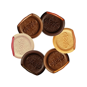 Assortiment de 36 chocolats fins fourrés - Made In France personnalisable