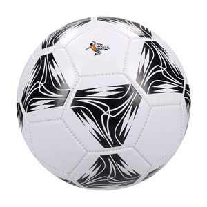 Ballon de football rétro de taille 5 fabriqué en PVC brillant personnalisable