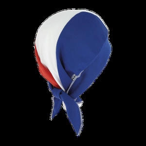 bandana tricolore - supporter évènement sportif personnalisable